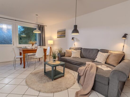 Wohnen in der Ferienwohnung auf Fehmarn im Erdgeschoss