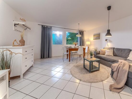 Wohnen in der Ferienwohnung auf Fehmarn im Erdgeschoss