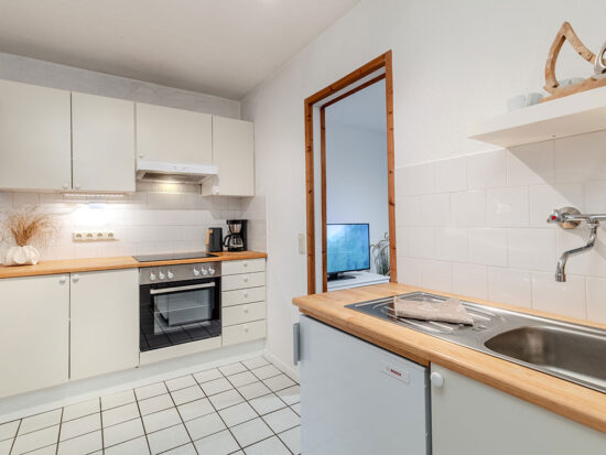 Kochen in der Ferienwohnung auf Fehmarn im Erdgeschoss